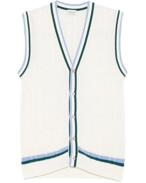 GALLIA Chaleco Tipo Jersey Con Botones - Multicolor