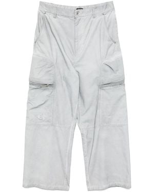 FIVE CM Logo-Embroidered Pants - Grey