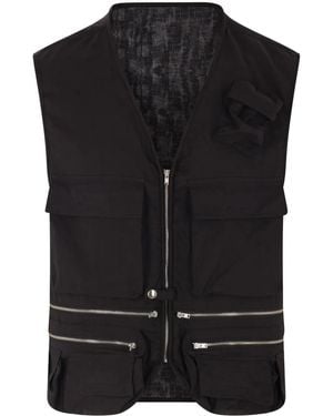 Magliano Zip-Up Vest - Black