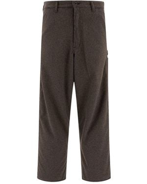 Orslow Houndstooth Hammer-Loop Pants - Gray