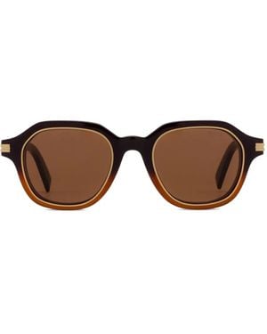 ZEGNA Geometrische Sonnenbrille - Braun