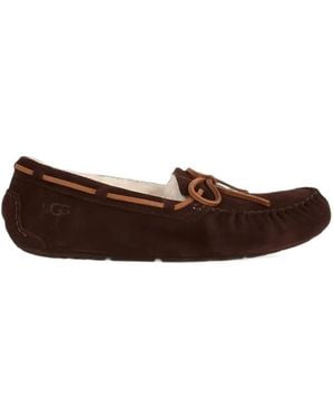 UGG Olsen Suede Boat Shoes - Brown