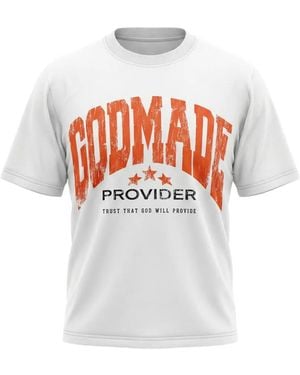 GODMADE T-Shirt À Logo Imprimé - Blanc