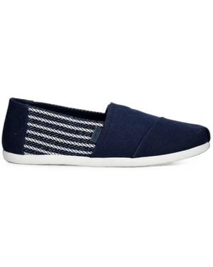 TOMS Rope-Pattern Slip-On Espadrilles - Blue