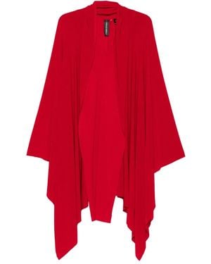 Norma Kamali Abito Drappeggiato - Rosso