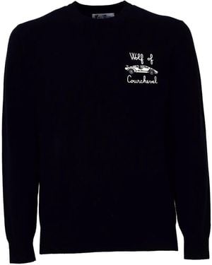 MC2 Saint Barth Heron Embroidered Sweater - Blue