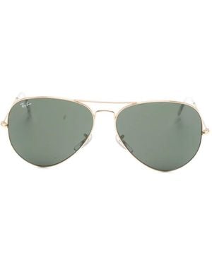 Ray-Ban Aviator-Frame Sunglasses - Green