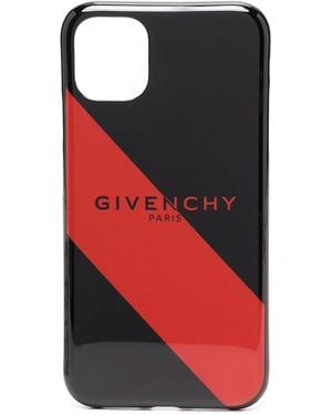 Givenchy Logo-Print Iphone Xl Case - Red