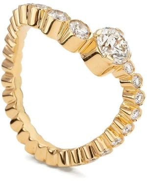 Sophie Bille Brahe 18K Grand Ocean Sky Diamond Ring - Metallic