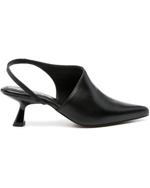Souliers Martinez Greta 45mm レザーパンプス - ブラック