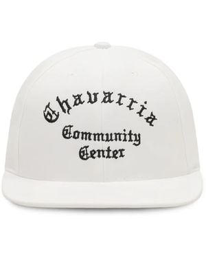 Willy Chavarria Logo-Embroidered Cap - White
