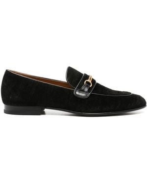 Tom Ford Liam ベルベット ローファー - ブラック