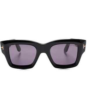 Tom Ford Ilias Rectangle Sunglasses - Black