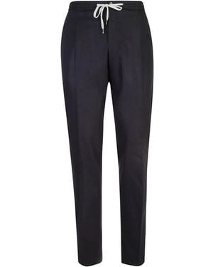 PT Torino Tapered-Leg Cargo Trousers - Blue