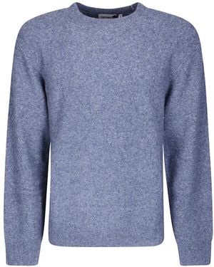 Carhartt Curtis Embroidered-Logo Sweater - Blue