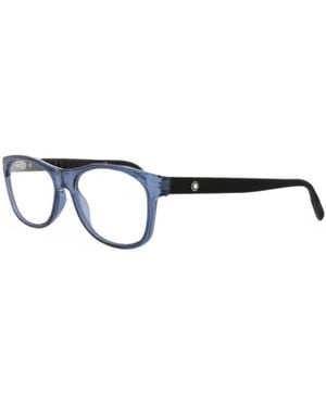 Montblanc Square-Frame Glasses - White