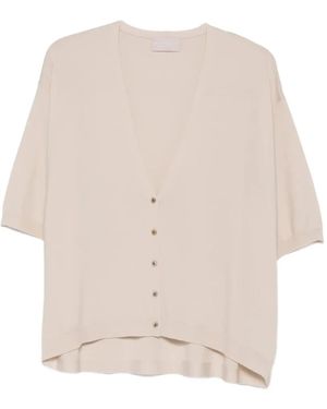Hemisphere Vest Met V-Hals - Naturel