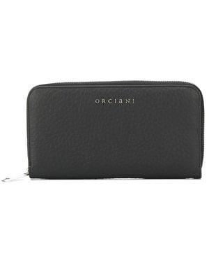 Orciani Logo Plaque Wallet - Black