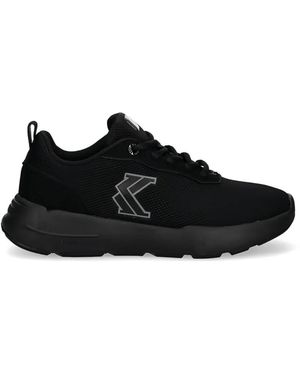 Karlkani Logo-Patch Trainers - Black