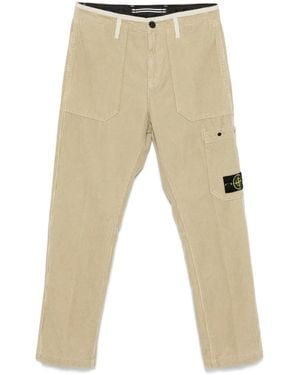 Stone Island Corduroy Pants - Natural