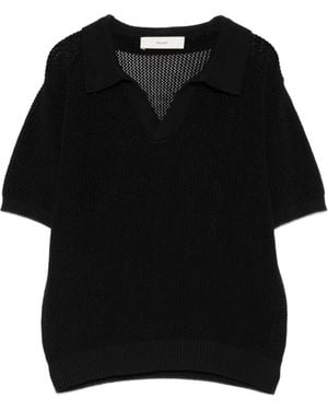 DUNST Short-Sleeves Polo Shirt - Black