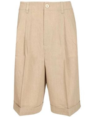 Jacquemus Le Short Pastro Bermuda Trousers - Natural