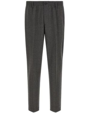 Cellar Door Ciak Tapered Tailored Pants - Gray