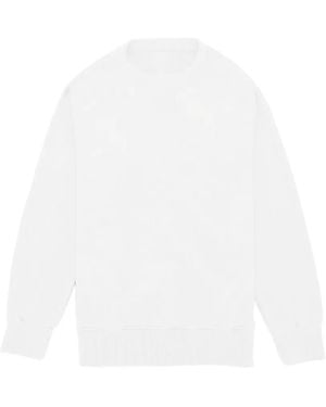 Fortela Harvard Crew-Neck Sweatshirt - White