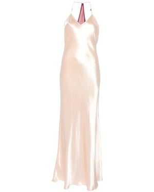 Patrizia Pepe V-Neck Maxi Dress - White