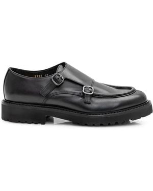 Doucal's Monk-Schuhe Mit Doppelter Schnalle - Schwarz