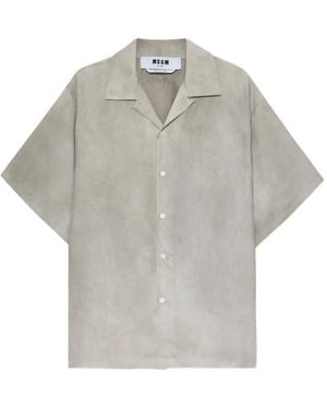 MSGM Short-Sleeved Shirt - Grey