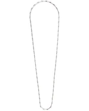 Eddie Borgo Bambu Link Necklace - White