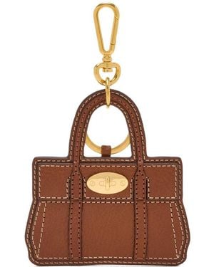 Mulberry Bayswater Schlüsselanhänger - Braun