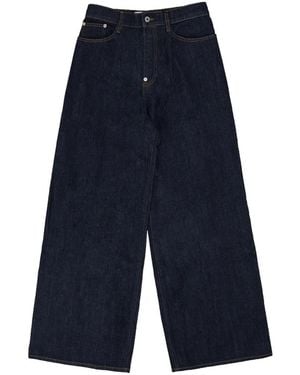 KENZO Logo-Patch Jeans - Blue