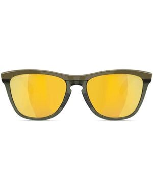 Oakley Frogskins Hybrid Sonnenbrille Mit Eckigem Gestell - Gelb