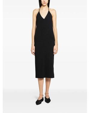 Jil Sander Sleeveless Midi Dress - Black