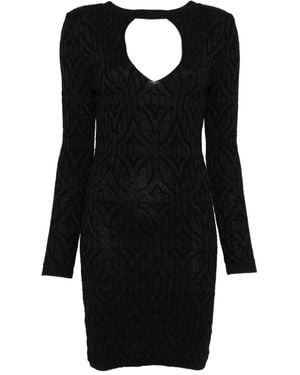 Akep Knitted Mini Dress - Black