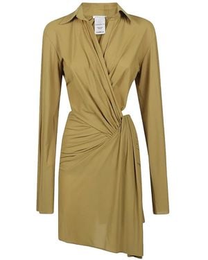Amazuìn Ines Mini Dress - Green