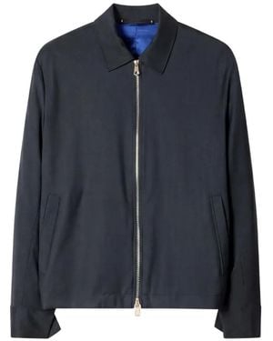 Paul Smith 'Storm System' Wool Harrington Jacket - Blue