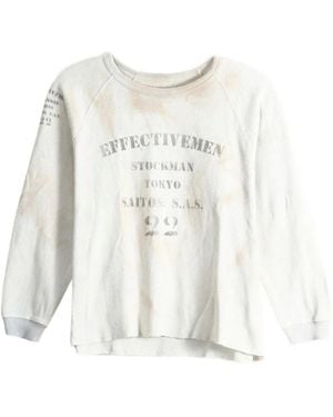 SAITOS Stockman Tokyo Waffle-Knit Long-Sleeve T-Shirt - White