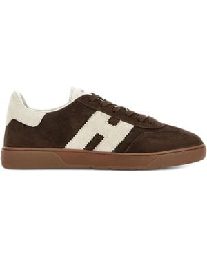 Hogan Schoenen ,Bruin ,Suède Coole Suède Sneakers