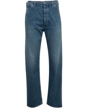 Orslow Strap-Detail Jeans - Blue