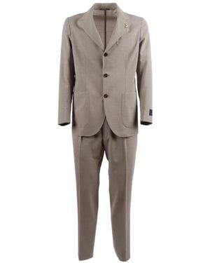 Tombolini Zero Gravity Single-Breasted Wool Suit - Grey
