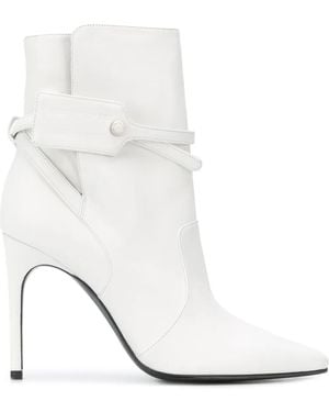 Off-White c/o Virgil Abloh Security-Tag Ankle Boots - White