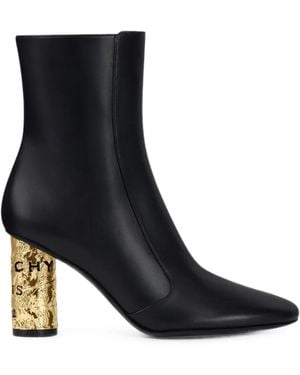 Givenchy Tape Leather Ankle Boots - Black