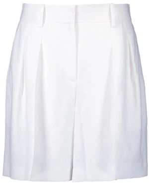 Michael Kors Pleated Shorts - White