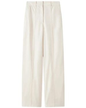 JOSEPH Jnane Wide-Leg Trousers - White