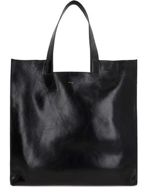 Bally Handtasche Aus Leder - Schwarz