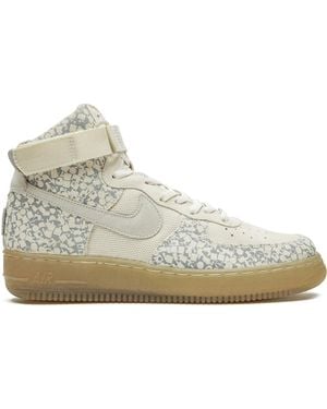 Nike Air Force 1 High Top Trainers - Natural