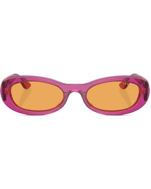 Vogue Eyewear Lunettes De Soleil Vo5582S À Monture Ovale - Rose